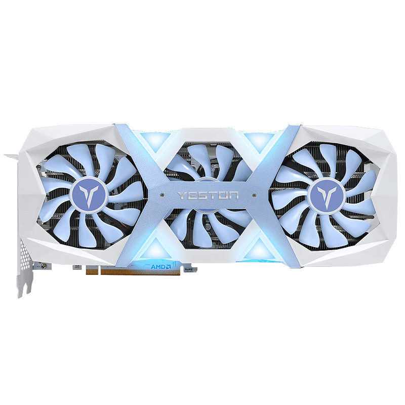 盈通超频版显卡三风扇强劲散热游戏玩家的绝